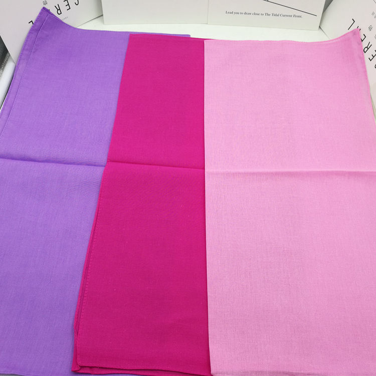 Bandana Cotton - Cotone puro colore turbante Hip-hop Unisex