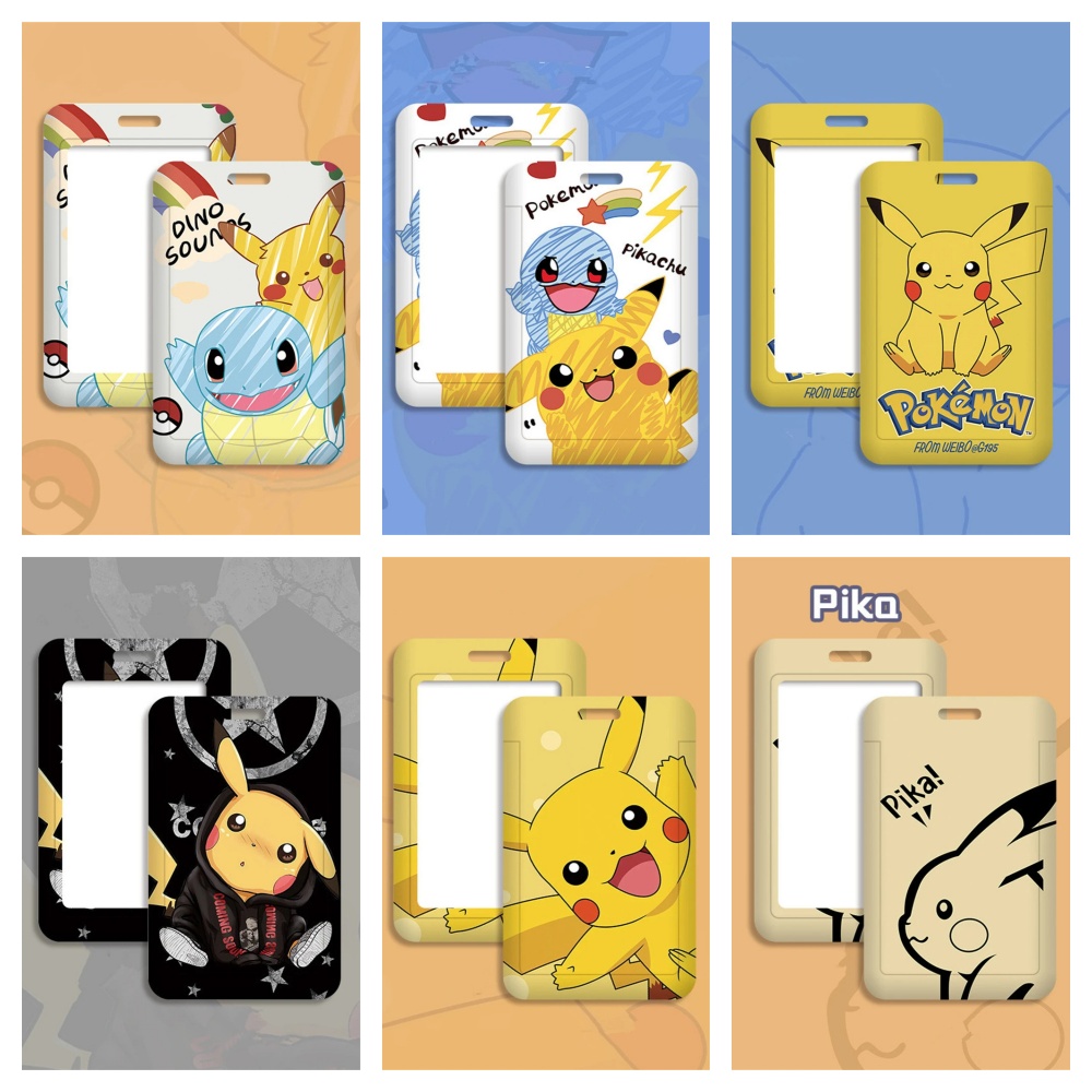Lanyard Badge Holder - Porta Tessere con Cordino Kawaii Pokemon