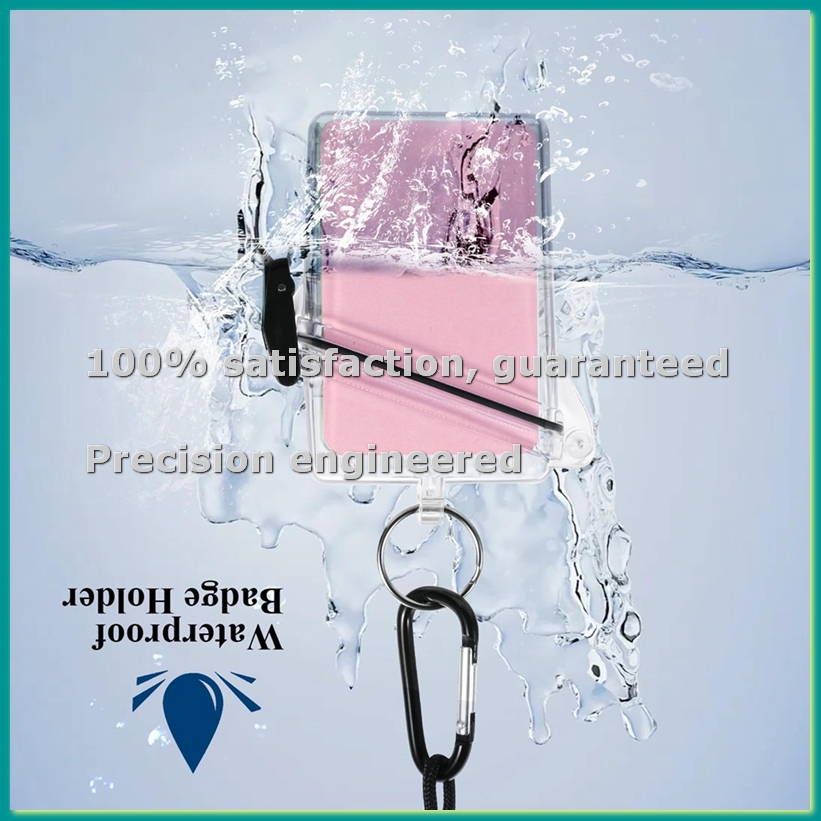 Lanyard Badge Holder - Confezione da 5 Porta Badge Impermeabili