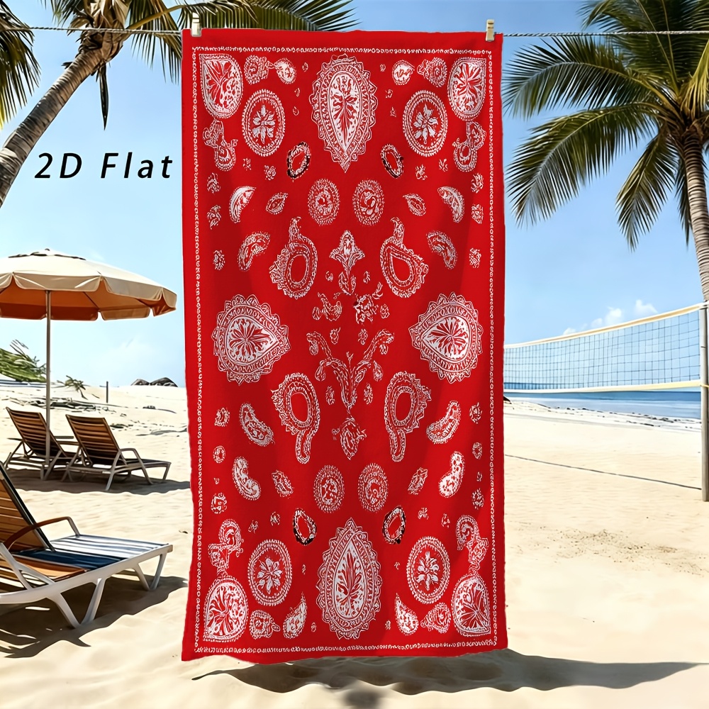 Classico telo mare bandana con - Woven Scarf Blanket recensione e prezzo