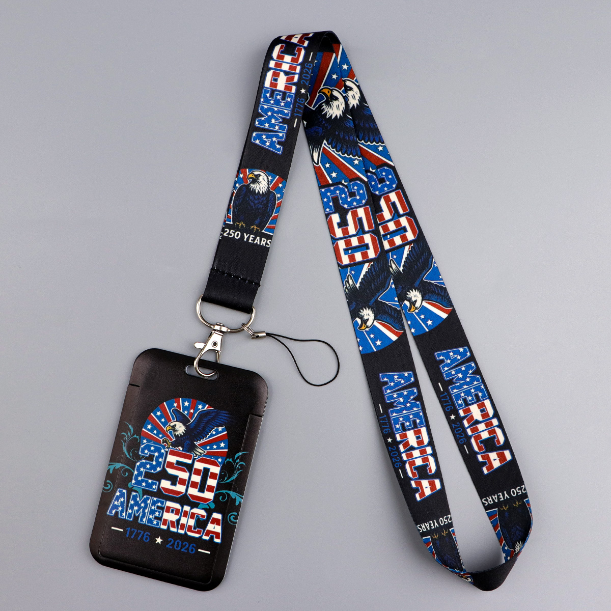 Laccetto con Motivo Bandiera A - Lanyard Badge Holder recensione e prezzo