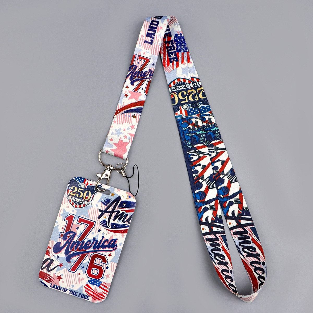 Laccetto con Motivo Bandiera A - Lanyard Badge Holder recensione e prezzo